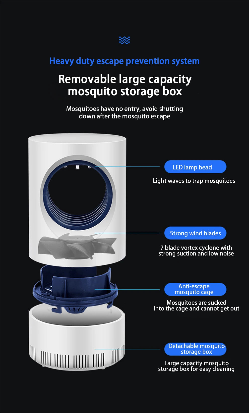 Electric Mosquito Trap – Silent & Effective