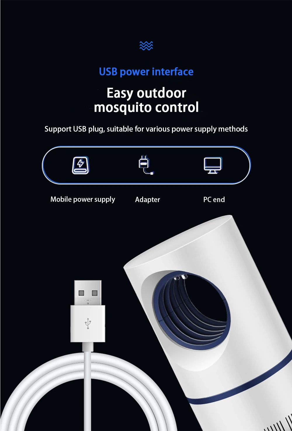 Electric Mosquito Trap – Silent & Effective